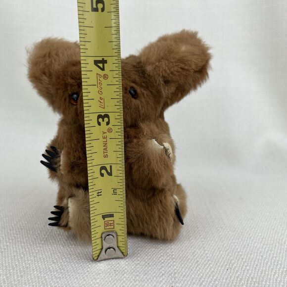 Vintage Collectible Koala Bear Plush w/ Real Kangaroo Fur Australian Animal EUC! - Picture 7 of 7